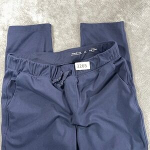 Old Navy Active Slim Taper Pants Women M Petite Navy Powersoft Coze High Rise